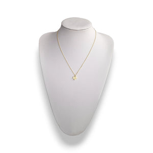 Moonstone heart pendant necklace in gold-plated sterling silver, 18 inch