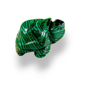 Carved crystal turtle figurine, view 7