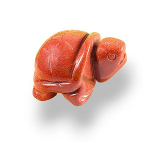 Carved crystal turtle figurine, view 5