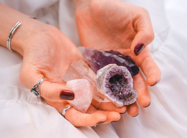 Raw and polished natural crystals, hand-finished and packed with care