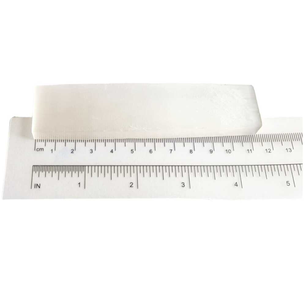 Raw selenite mineral specimen, natural stone, view 2