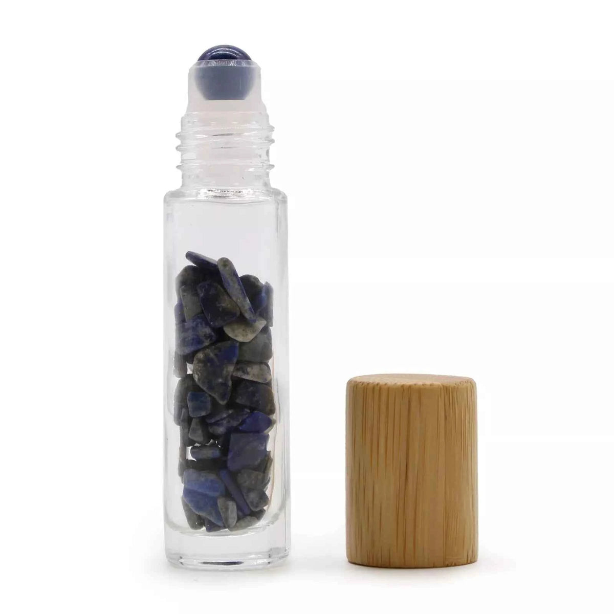 Gemstone essential oil roller bottle, view 5